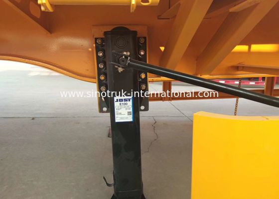 Contenitore che porta l'autoarticolato del letto piano con 3 assi 30-60 tonnellate 13m