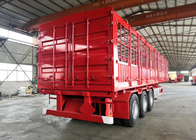 Rimorchio del camion dei semi del acciaio al carbonio/rimorchio basso letto dei semi 30-60 tonnellate