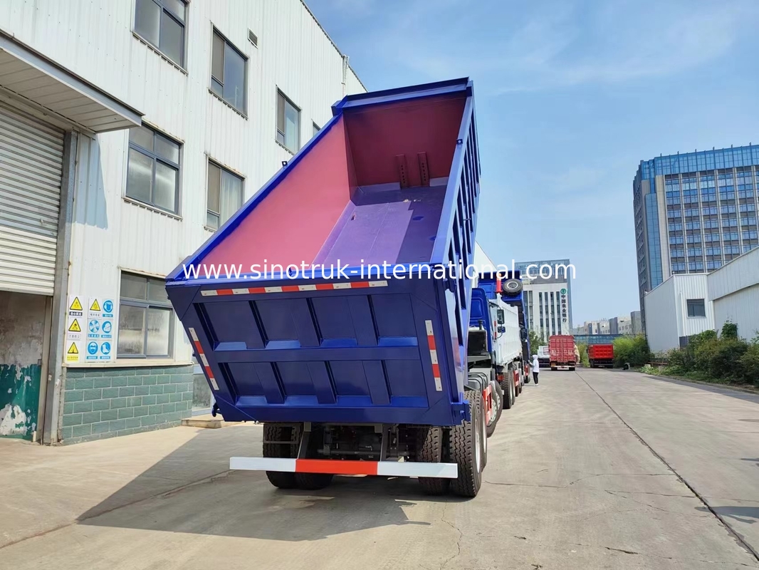 Cavalli vapore blu bassi del consumo di combustibile 400HP HOWO Tipper Dump Truck RHD 6×4 12wheels alti
