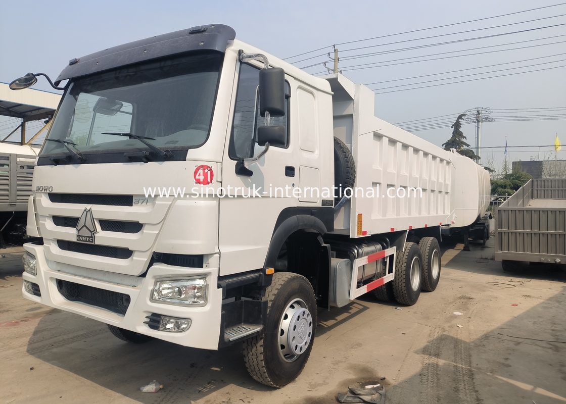 Sinotruk Howo Used Tipper Dump Trucks 371Hp O 375 HP 6 × 4 Rinnovamento