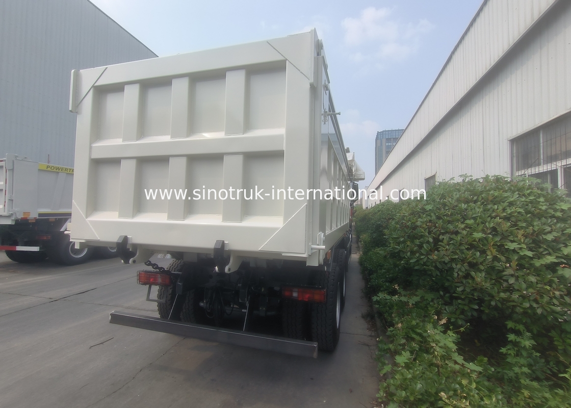 Camionetto di scarico Sinotruk Nuovo 6 × 4 Nx 20CBM Bianco Con Tarpaulin Automatico