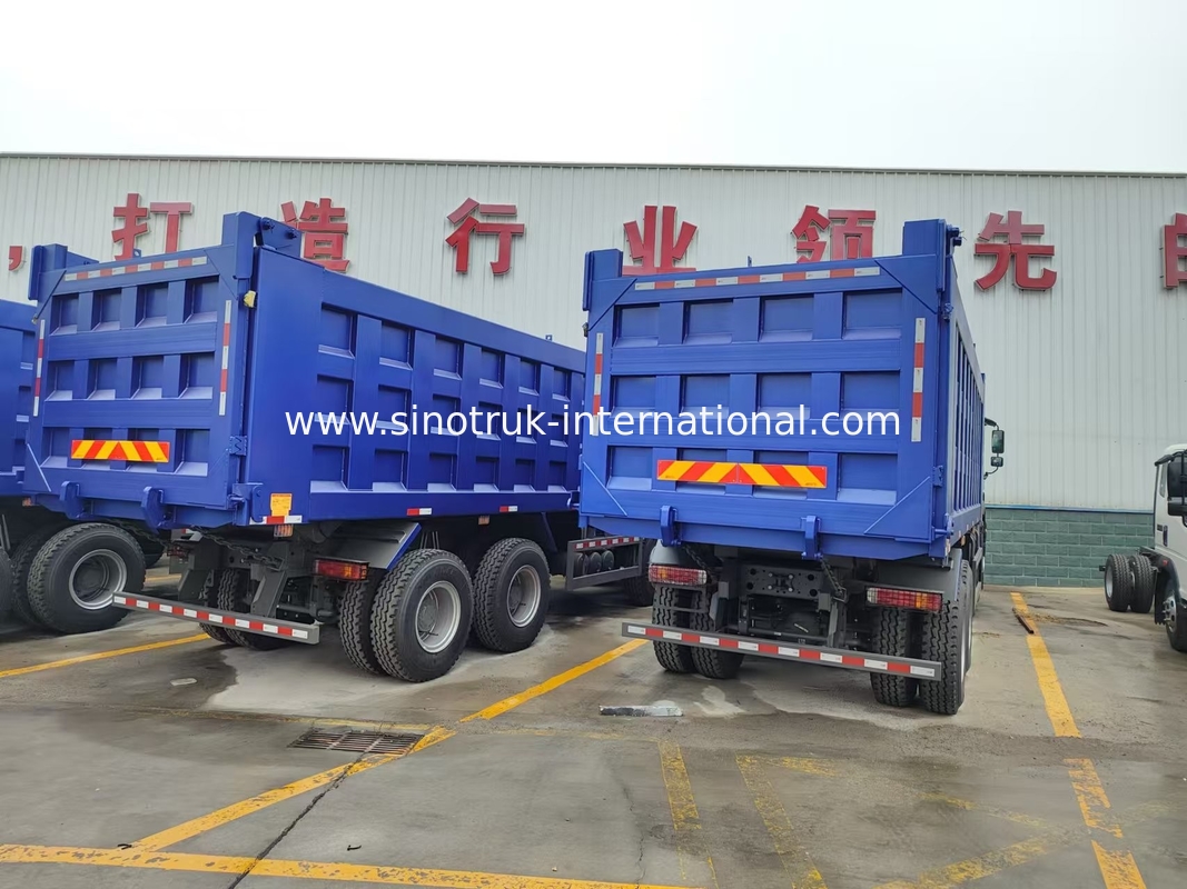 8X4 Blue Tipper Dump Truck 380hp 12 ruote Bianco H77L ZZ3317V3567B1 Tipo U