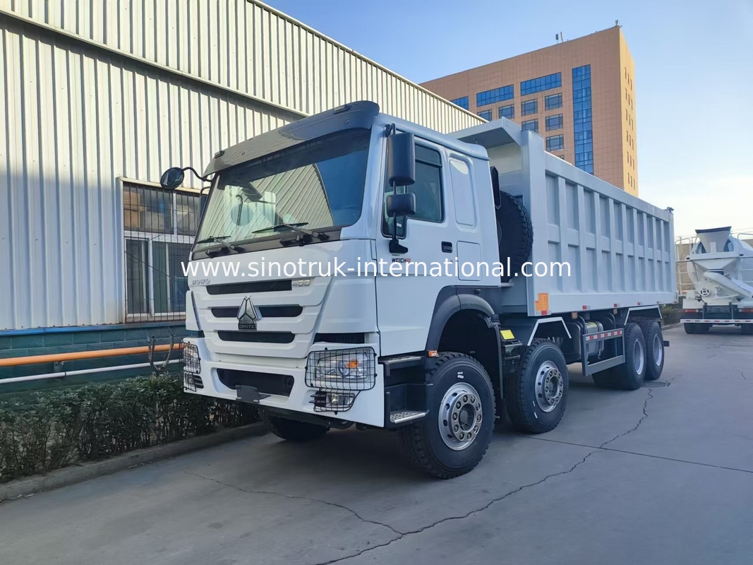 Grandi capacità 27 metri cubi 4 assi camion di scarico 400 cavalli per un funzionamento efficiente
