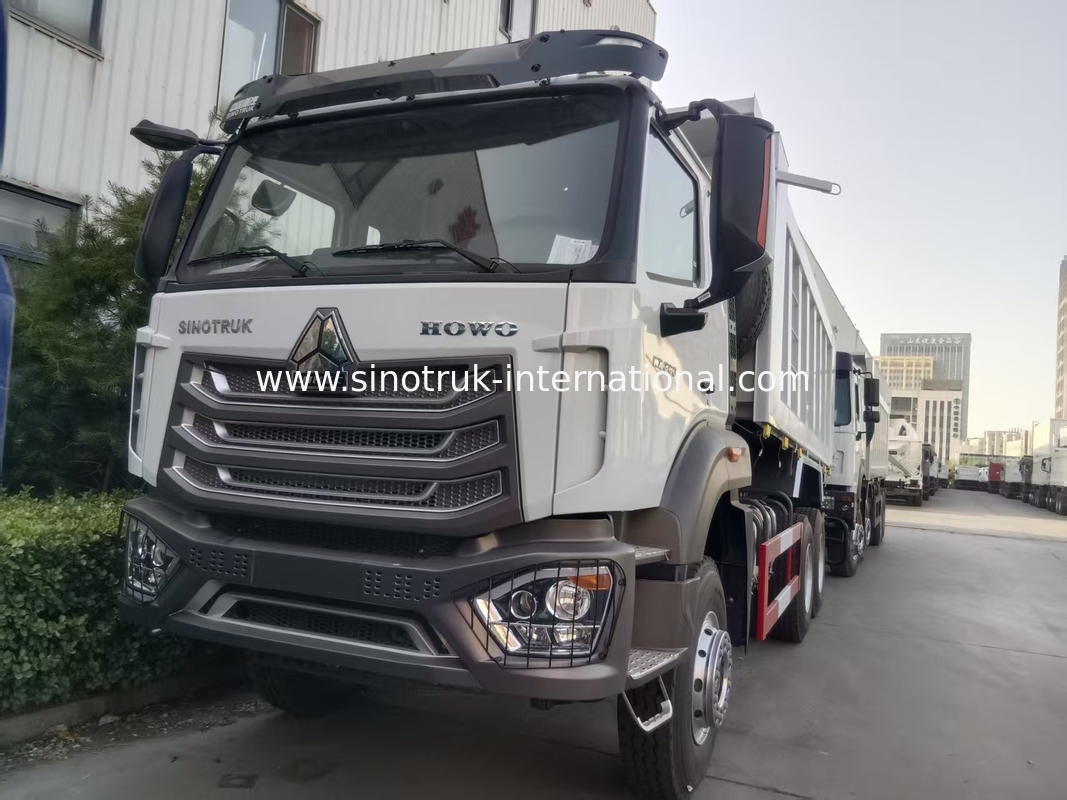 2 passeggeri Sinotruk Hohan Tipper Dump Truck Weichai Motore 6 × 4 LHD 380HP Con tipo di trasmissione manuale