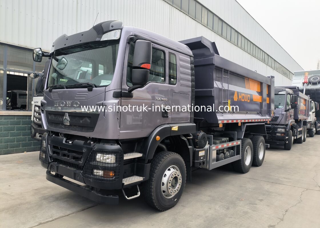 Autocarro ribaltabile SINOTRUK Heavy Duty Hauler TX con motore da 380 CV, capacità di carico da 30-40 tonnellate e tipo di sollevamento centrale