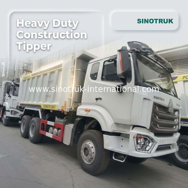 30 - 40 tonnellate RHD 10 ruote camion di scarico SINOTRUK Haohan per la costruzione bianco