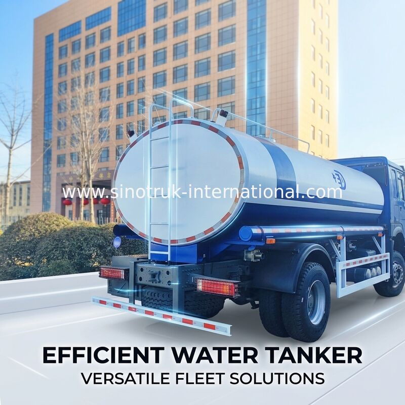 SINOTRUK HOWO 4x2 300 CV Chassis blu con carrozzeria serbatoio dell'acqua 10m3