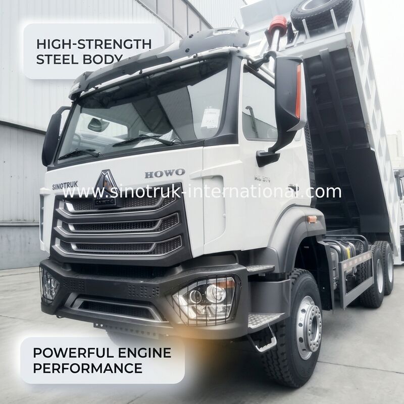 SINOTRUK HOHAN Nuovo Autocarro Ribaltabile con Motore da 371 CV, Trazione 6×4 e Capacità di 19-20 CBM