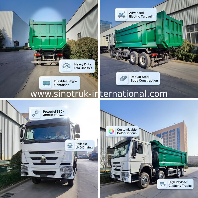 Camionetti pesanti da 400 CV con capacità di carico utile U-Box di 26 metri cubi