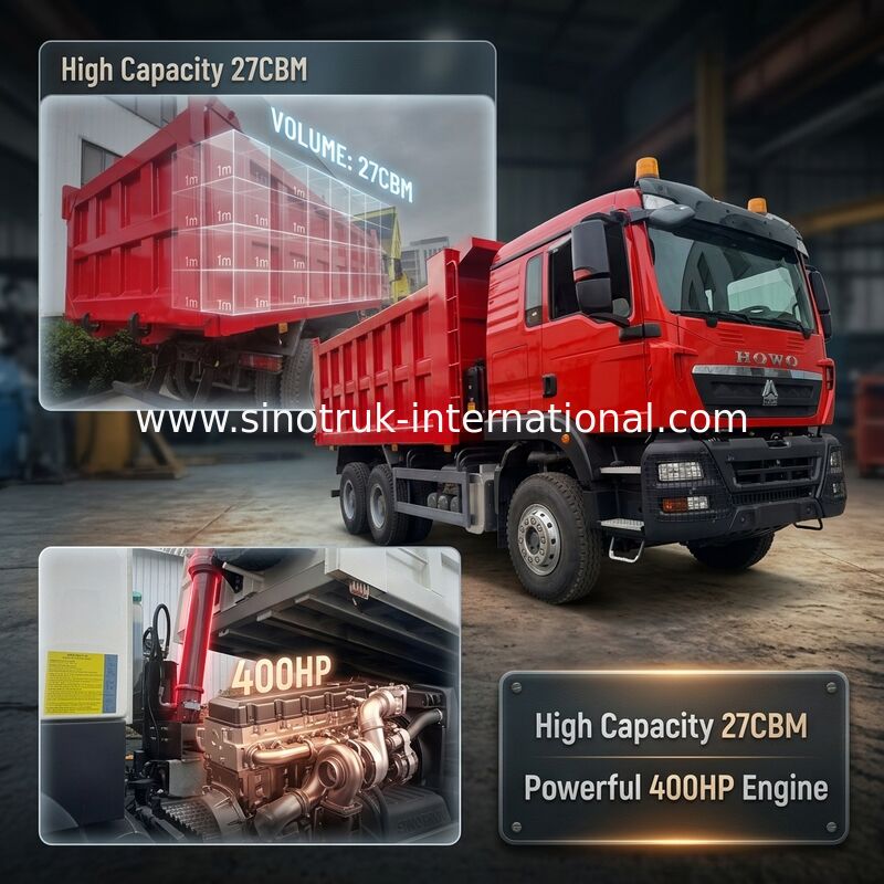 TX camion da scarico 400 cavalli motore Weichai norme di emissione Euro II