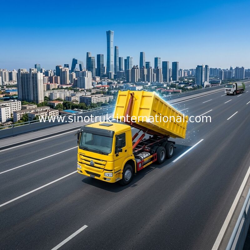 Il sistema di controllo idraulico ha automatizzato il camion 6X4 LHD Euro2 della raccolta dei rifiuti