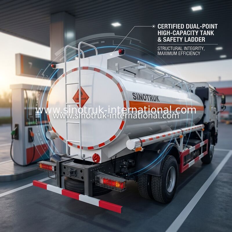 Autocisterne dell'olio di Sinotruk Howo 10-20CBM euro di 2 x di 4 Lhd 2 290 cavalli vapore