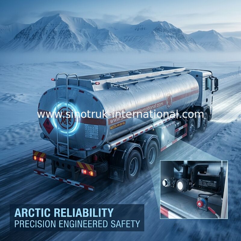 Autocisterna stabile SINOTRUK HOWO 30 - 40 CBM dell'olio per il trasporto 8X4 RHD dell'olio