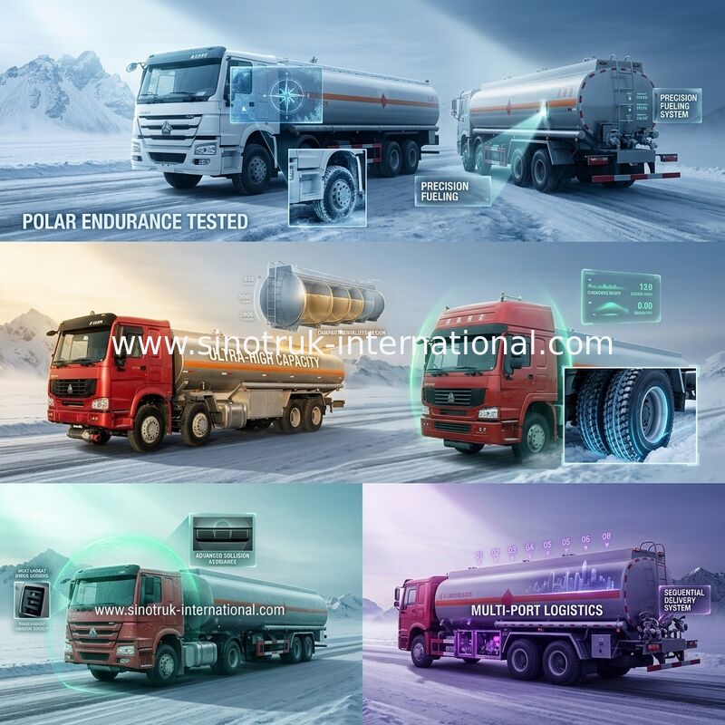 L'autocisterna dell'olio del veicolo di trasporto dell'olio da tavola, olio combustibile mobile della stazione di servizio trasporta 25-30CBM su autocarro