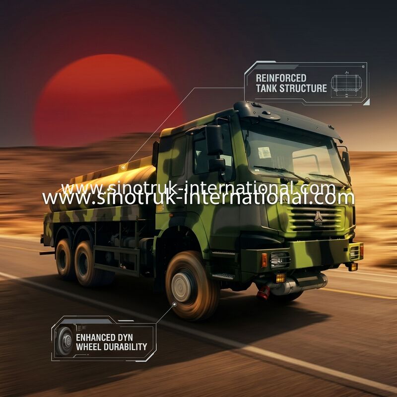 Autocisterna gasolio/della benzina per l'esercito 9 tonnellate 25000 chilogrammi 9200 di × 3150mm del × 2500