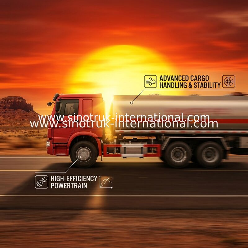 camion cisterna chimico dell'euro 2 290 HP 16-20 CBM di 6X4 LHD per gas/petrolio