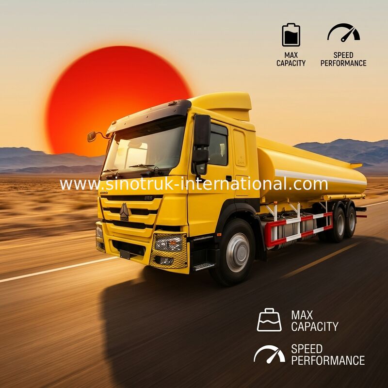 Camion cisterna del gas dell'autocisterna 6X4 RHD Euro2 290HP dell'olio di alta efficienza 16-20CBM