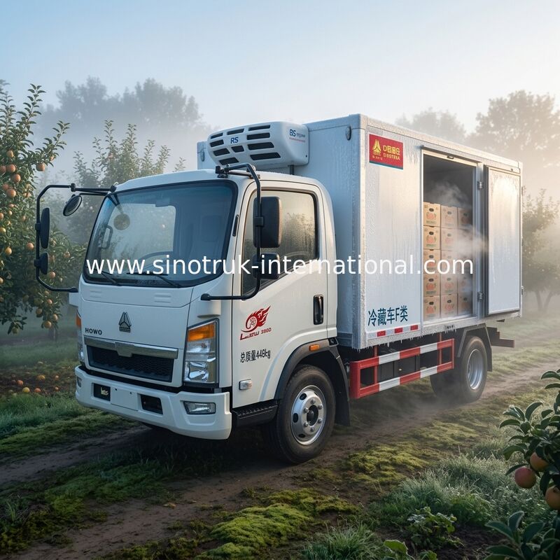 Euro 2 camion refrigerato 5 tonnellate per gli alimenti congelati che trasportano grado di XL-300 -18