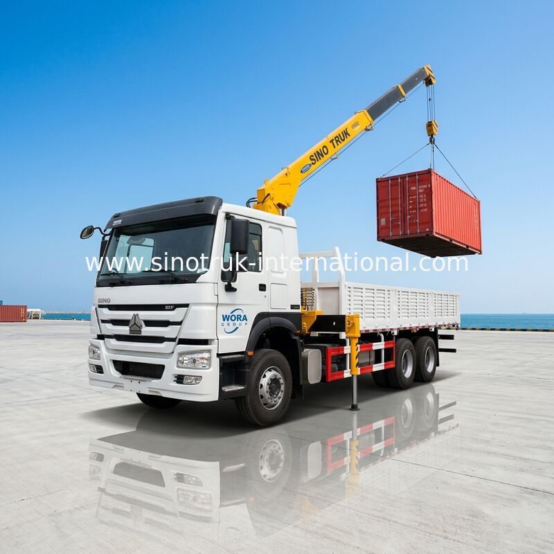 Il camion di HOWO ha montato la gru mobile 5 tonnellate di 4X2 LHD ZZ1127G4215C1
