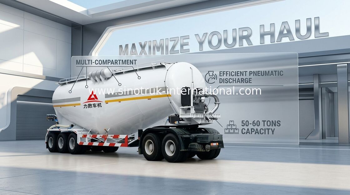 iso in serie d'acciaio/3C/BV/IFA/SGS dell'autoarticolato del carro armato del cemento di mn 48.5cbm