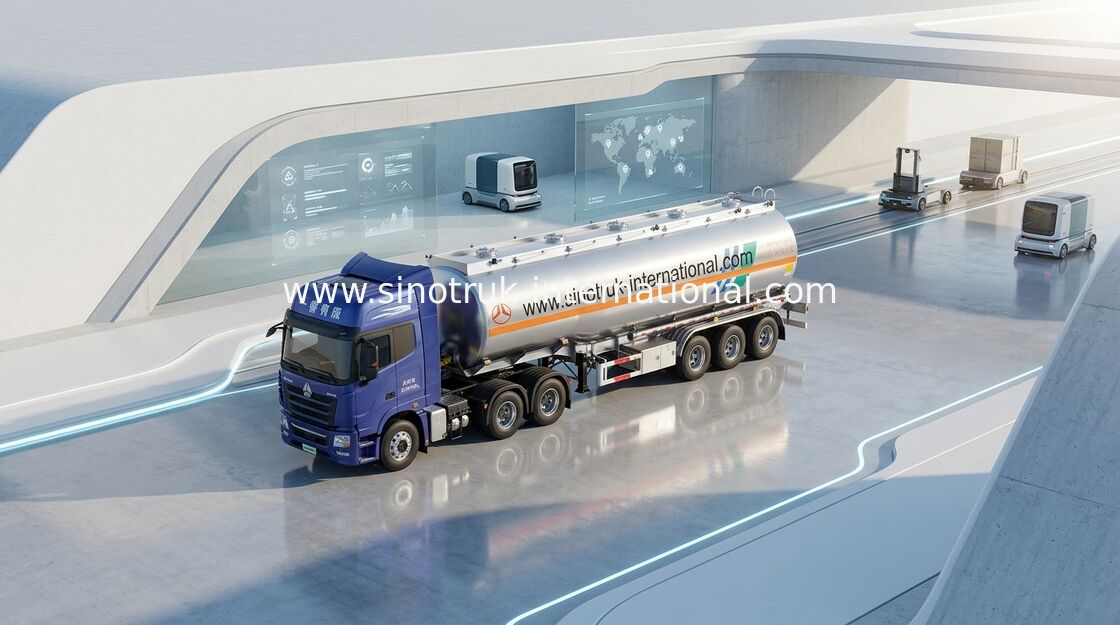 Camion di serbatoio di combustibile basso di re Pin del consumo di combustibile 45-70 CBM #90 IFA/SGS