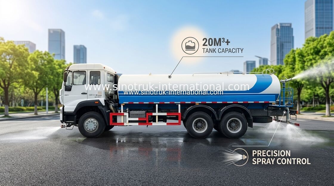 5000 la parte radiale del camion di serbatoio di acqua di gallone SINOTRUK 11.00R20 gomma 9920 il × del × 2496 3550 millimetri