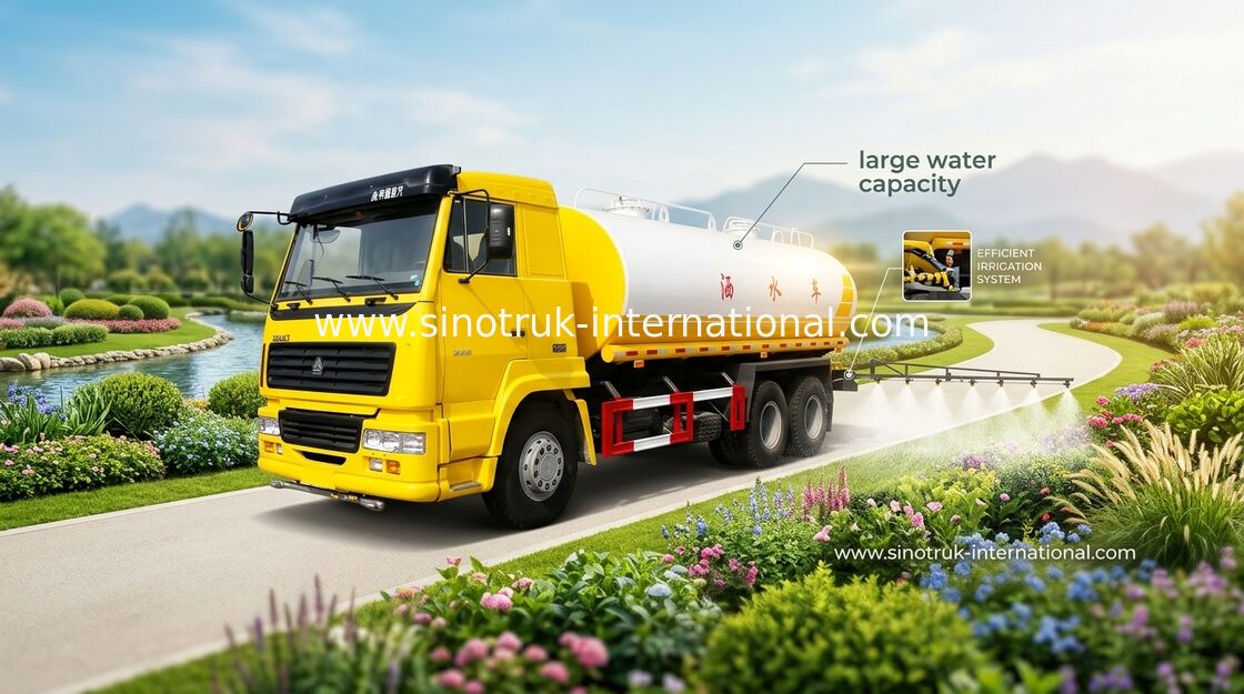 Tipo di azionamento pneumatico/manuale del camion di serbatoio di acqua del sistema di controllo 16CBM 6×4