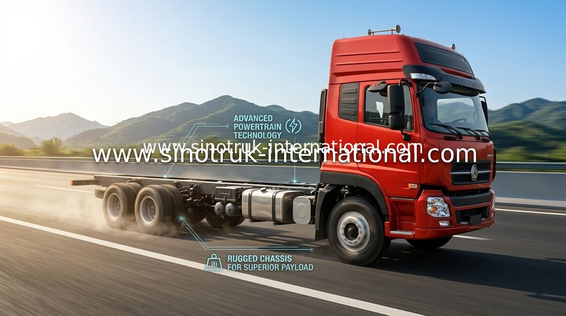 Camion del carico di SINOTRUK HOWO, Van Truck 25 tonnellate di 6X2 LHD Euro2 290HP per la logistica