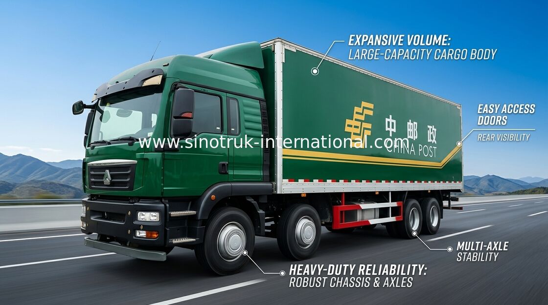 SINOTRUK HOWO Cargo Van tonnellate di euro di 6x2 di Truck 30 - 40 2 336HP per industria di logistica