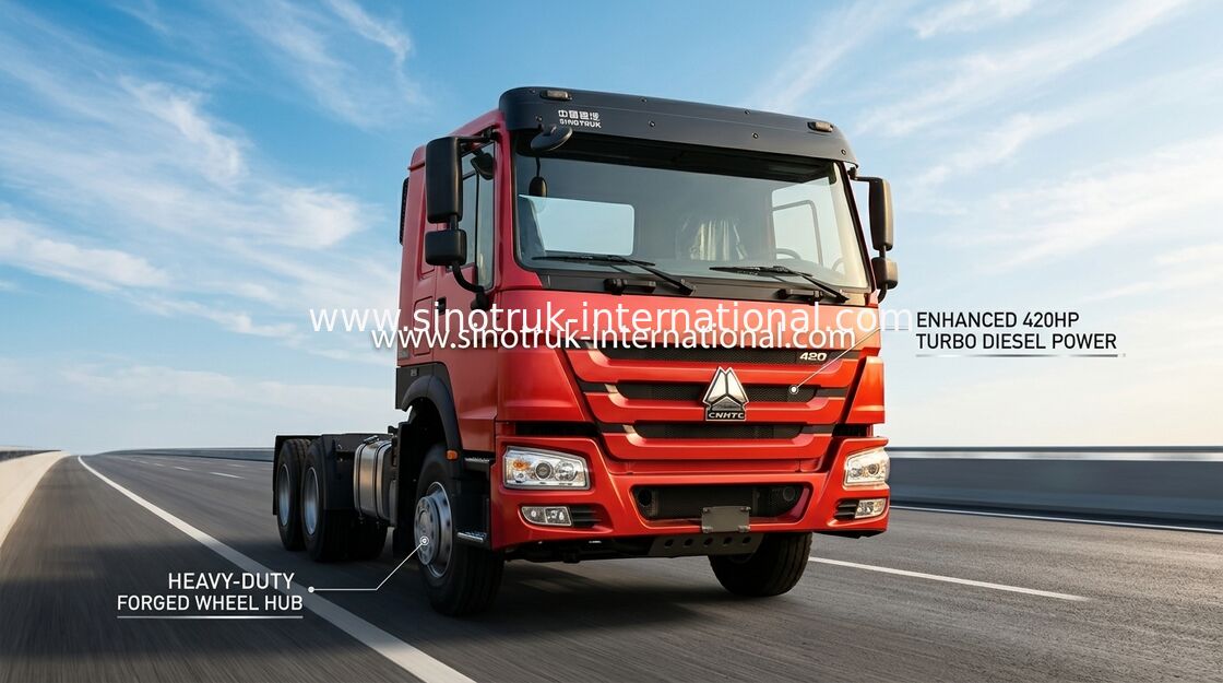 × nuovissimo 4 del camion 430Hp Lhd 10Wheels 6 del trattore di Sinotruk Howo