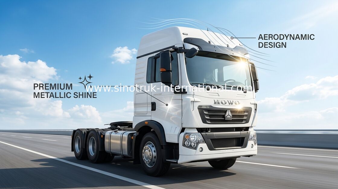 La testa leggera del trattore trasporta 10 trattori delle ruote e la manutenzione su autocarro facile dei camion