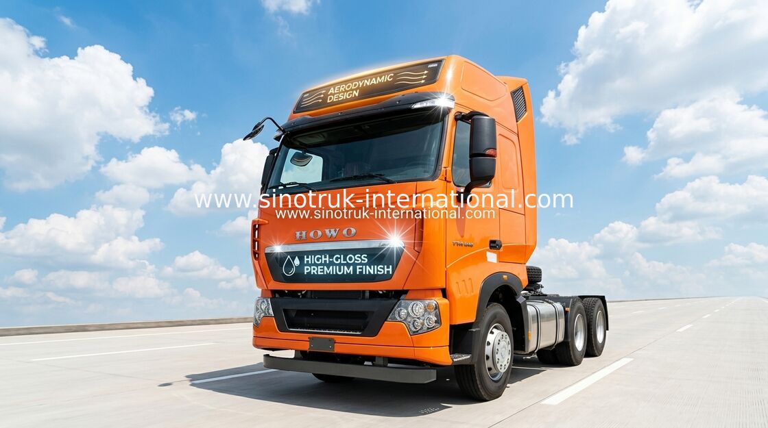 Euro 3/4 440 HP ZZ4257V324HD1B del camion 6X4 del trattore del motore dell'UOMO di SINOTRUK HOWO T7H