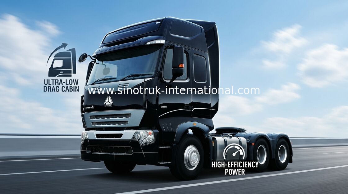 L'euro 2 del camion LHD 6X4 del trattore A7 371 HP con potere ha assistito la direzione idraulica