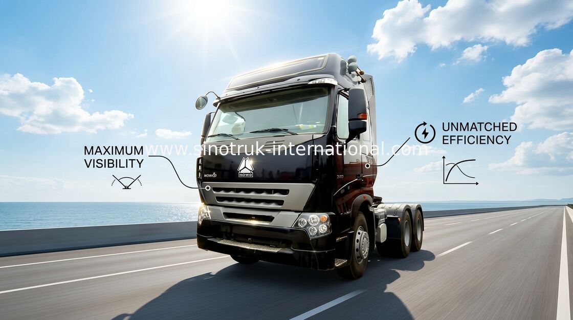camion resistenti del trattore di 6X4 HOWO, 4 trattori elettronici del motore diesel di iniezione di carburante del colpo ed autocarri con cassone ribaltabile