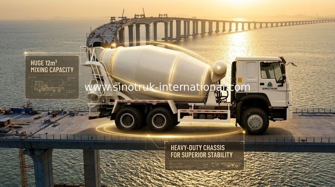 Dei camion 6 x 4 della betoniera di 10-20CBM SINOTRUK HOWO costruzione 340Hp dell'euro 2