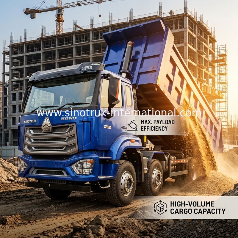 HW19710 Trasmissione HOWO NX Camionetti per lavori minerari e di costruzione