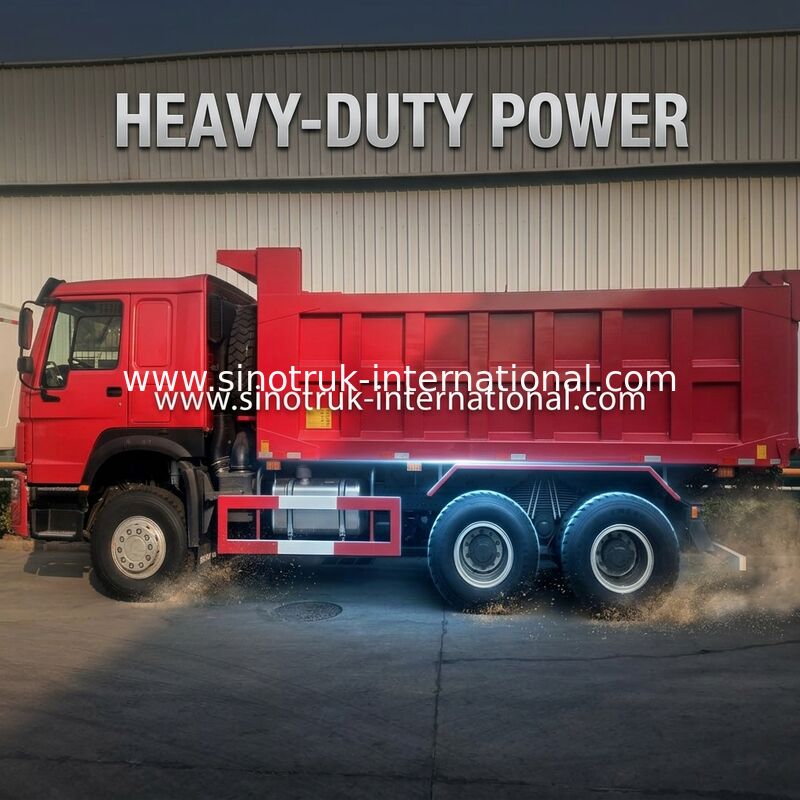 30 - 40 tonnellate RHD Sinotruk Howo Dump Truck 10 ruote