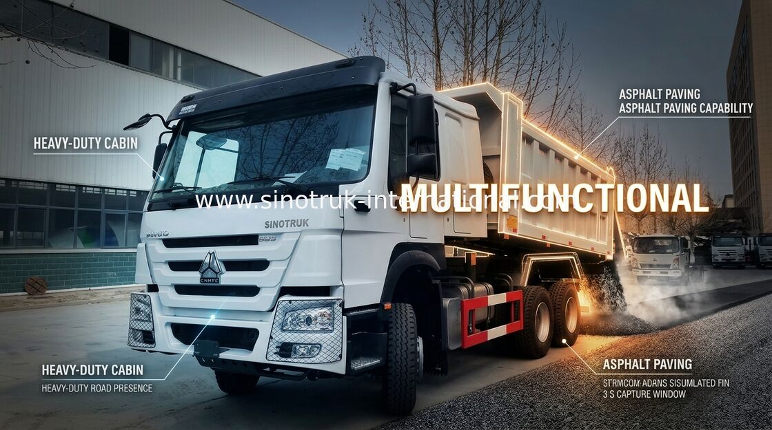 Ruote di SINOTRUK HOWO Tipper Truck 6X4 336HP LHD 10 25 tonnellate di ZZ3257N3847B1