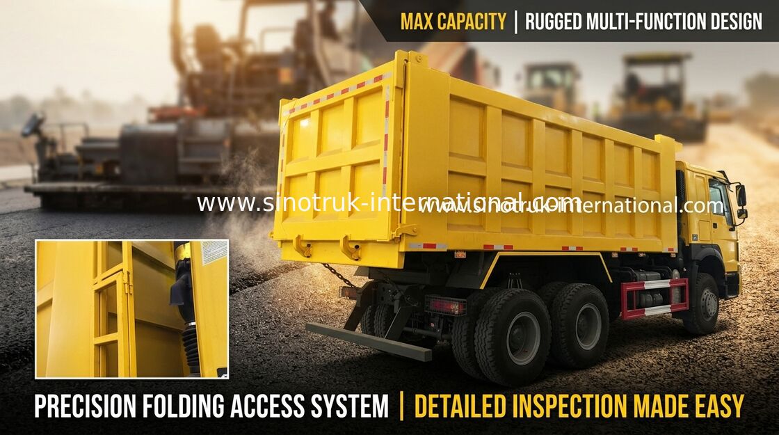 Autocarro con cassone ribaltabile del ribaltatore 6x4 Sinotruk dell'euro 2 HOWO/autocarro con cassone ribaltabile enorme 30-40 tonnellate