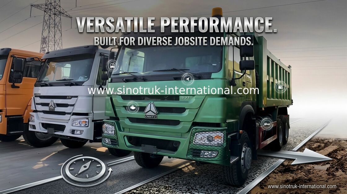 Tonnellate 16 - 18 CBM delle ruote HOWO ZZ3257N3647A 30 di Tipper Truck 6x4 SINOTRUK 10