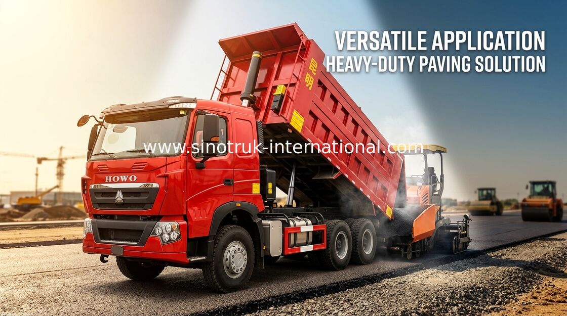 Il motore tedesco 12 dell'uomo dell'autocarro con cassone ribaltabile di SINOTRUK HOWO T7H spinge 360HP LHD per area estraente