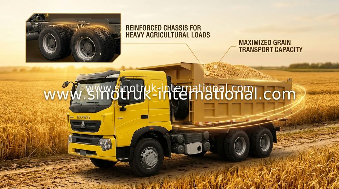 Autocarro con cassone ribaltabile SINOTRUK HOWO A7 371HP LHD 6X4 25 - 40 tonnellate per industria dell'edilizia