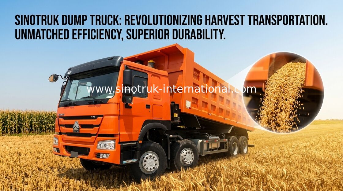 L'autocarro con cassone ribaltabile SINOTRUK HOWO 371HP 12 spinge LHD 31tons 20-30CBM ZZ3317N3867W