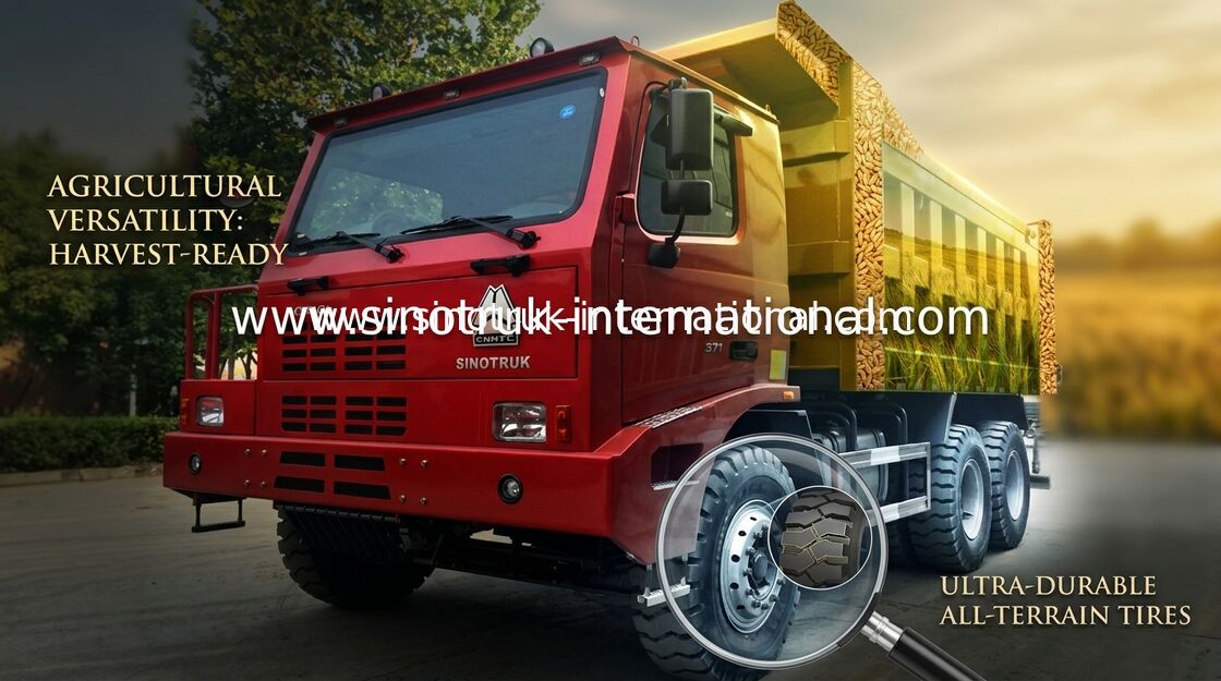 Autocarro a cassone colorato dell'autocarro con cassone ribaltabile di SINOTRUK HOWO 6x4/HOWO per estrarre