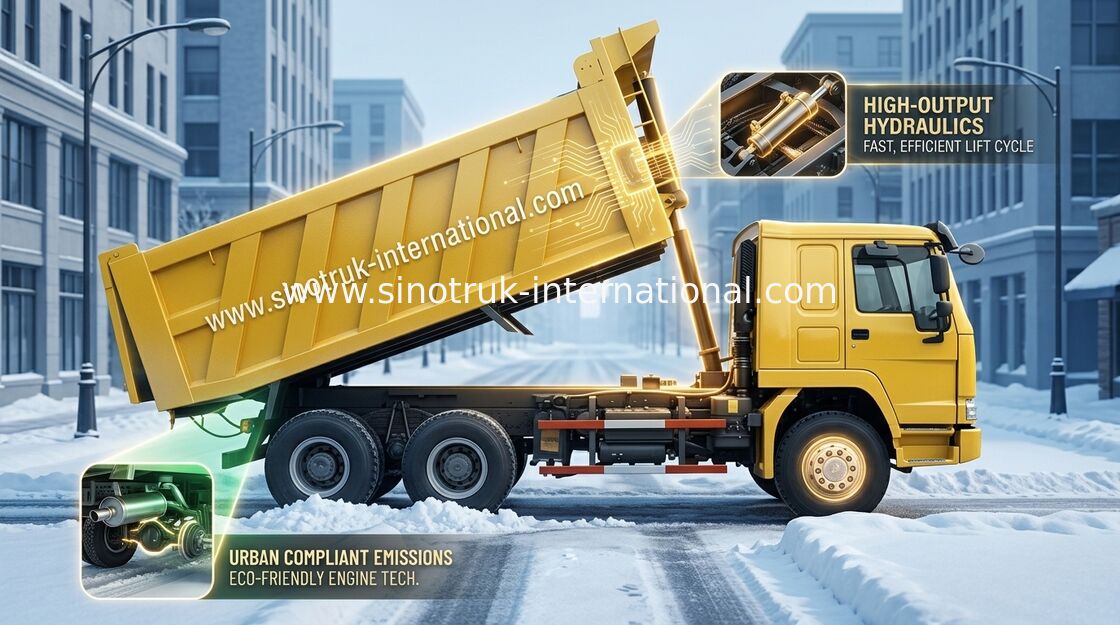 Autocarro con cassone ribaltabile del ribaltatore SINOTRUK HOWO 6X4 LHD 371HP 25tons 10-25CBM ZZ3257N3847A