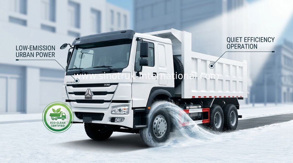 L'autocarro con cassone ribaltabile del ribaltatore SINOTRUK HOWO 10 spinge 10-25CBM il carico 25-40tons ZZ3257N3647A