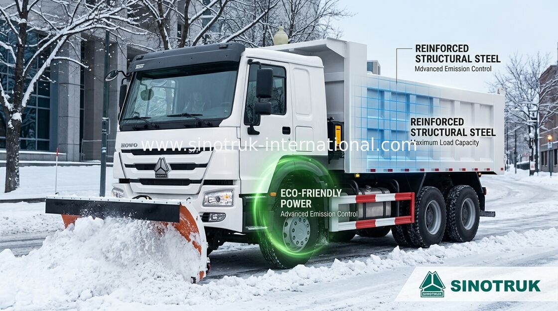 L'autocarro con cassone ribaltabile del ribaltatore SINOTRUK HOWO 10 spinge 10-25CBM il carico 25-40tons ZZ3257N3847A