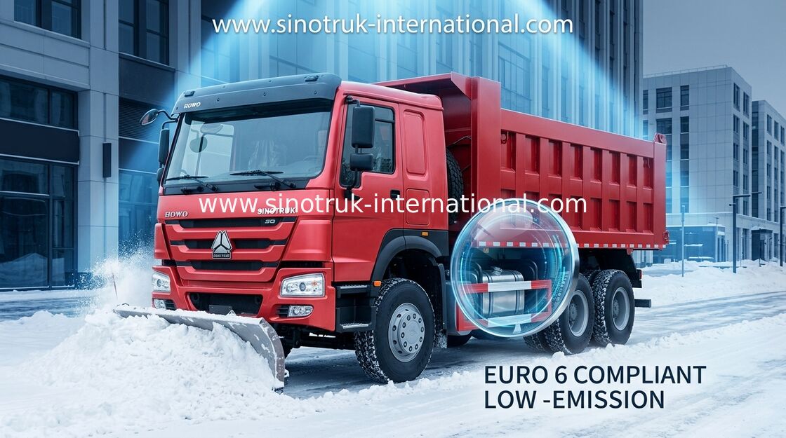 L'autocarro con cassone ribaltabile del ribaltatore SINOTRUK HOWO 10 spinge la capacità di carico 25-40tons 10-25CBM