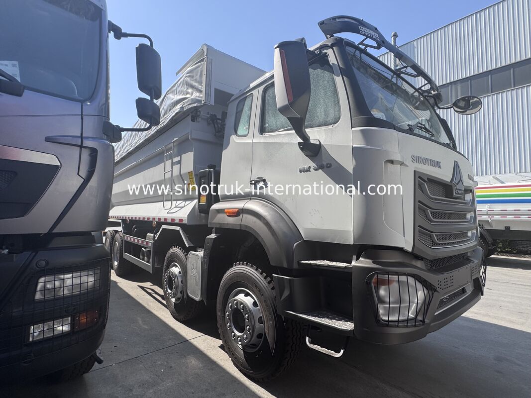 Autocarro con cassone ribaltabile del ribaltabile della cabina di SINOTRUK Howo NX 380HP 6X4 una spia con una tela cerata