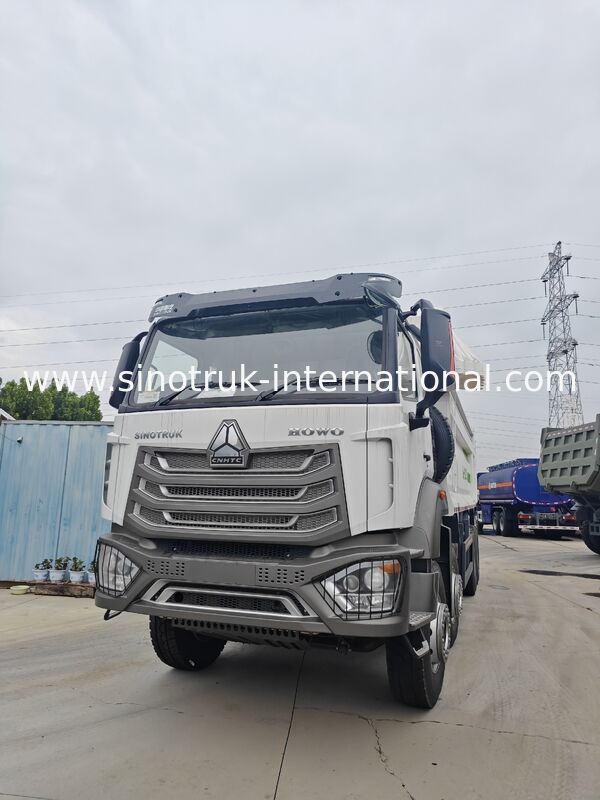 HOWO 8X4 380HP NX Tipper Dump Truck Con Tarpaulin Flap RHD